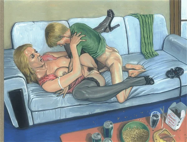 Lucky Teen Banging MILF Neighbor