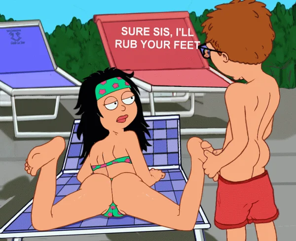 Steve Gives Hayley A Footrub