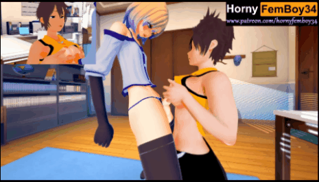 Hanebado! - Femboy Cums All