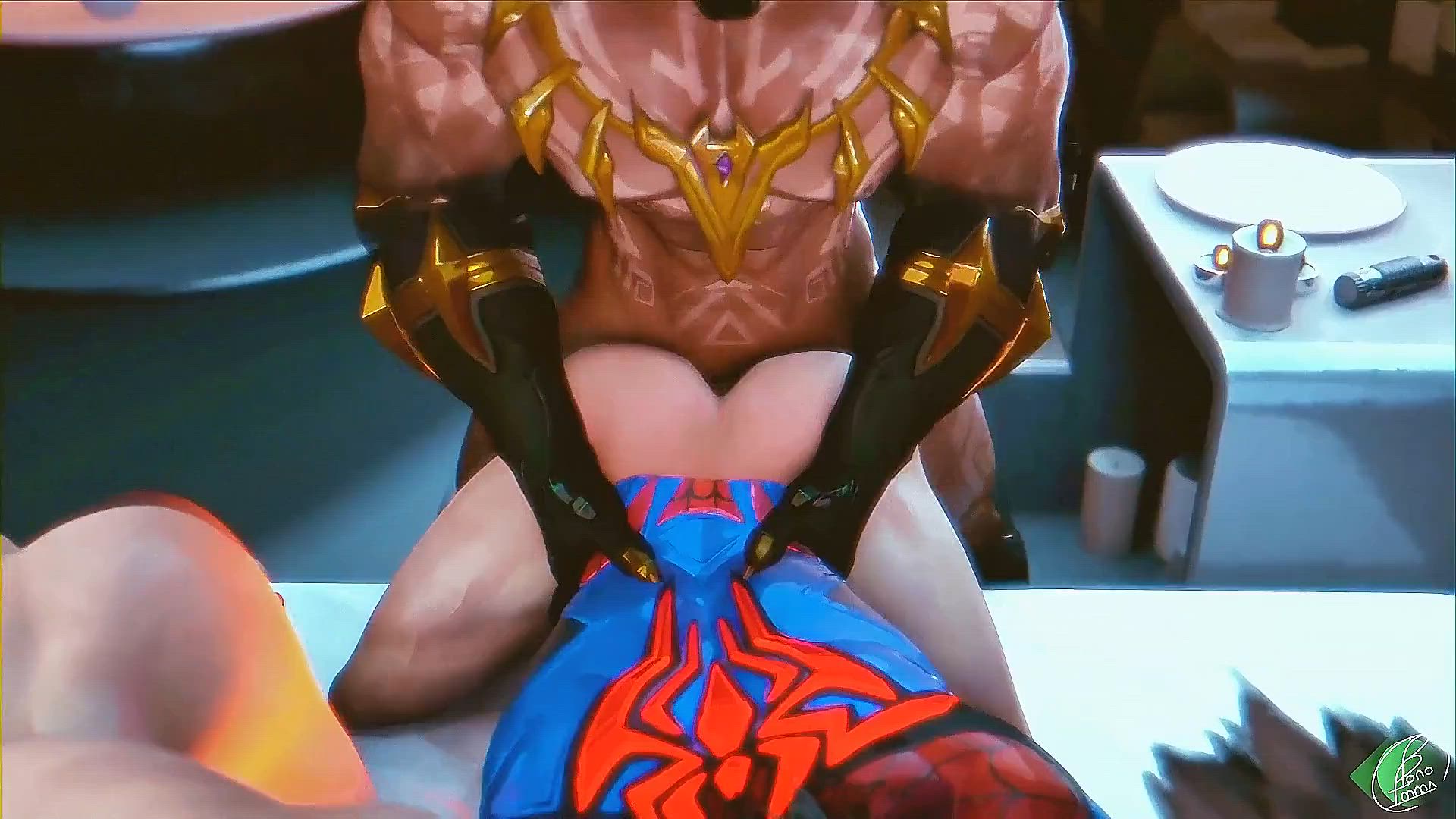 3D Animation BBC BBC slut