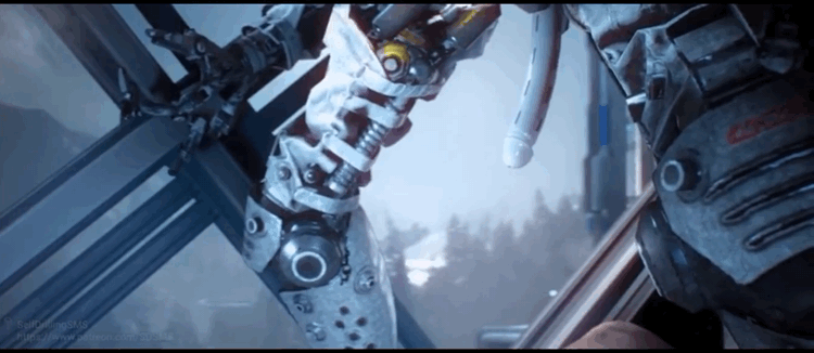 Robot Dumps Load On Daisy