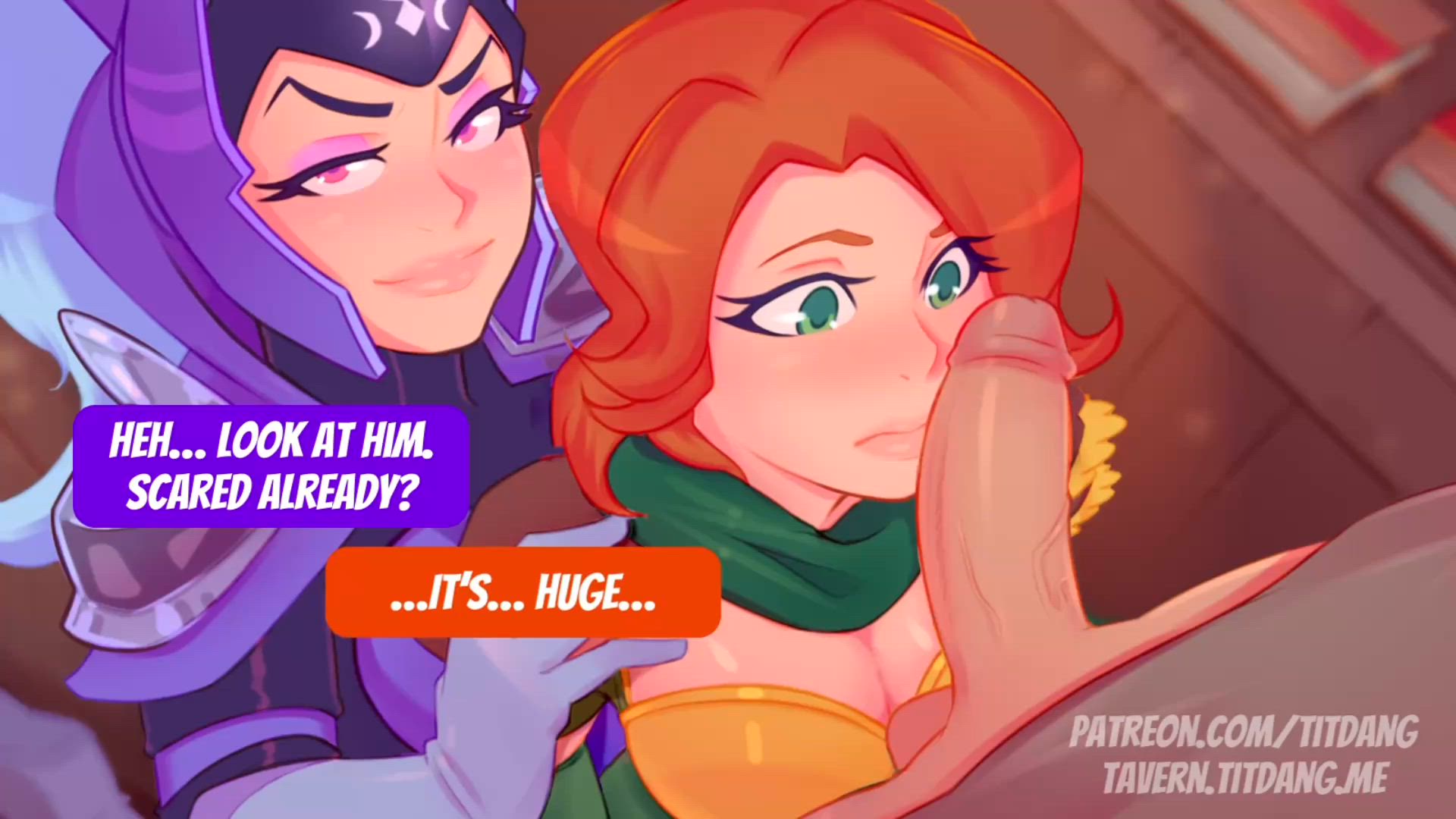 Anime Big Tits Blowjob Cum