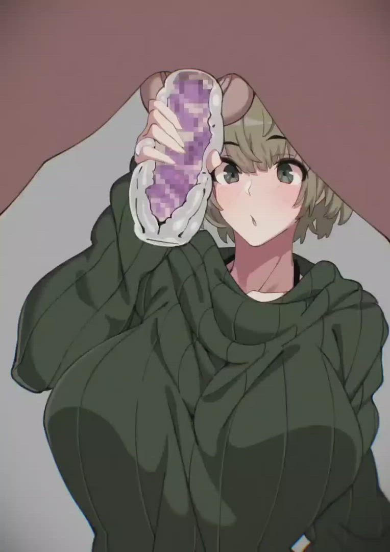 Boobs Cock Milking Condom Cum