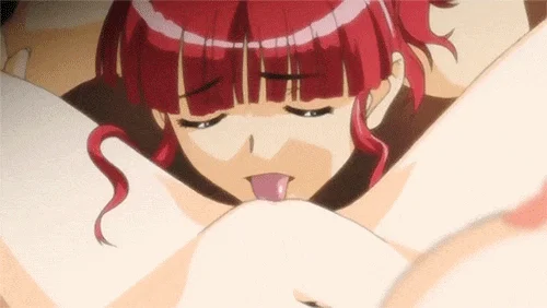 Red Headed Hentai Licking Pussy