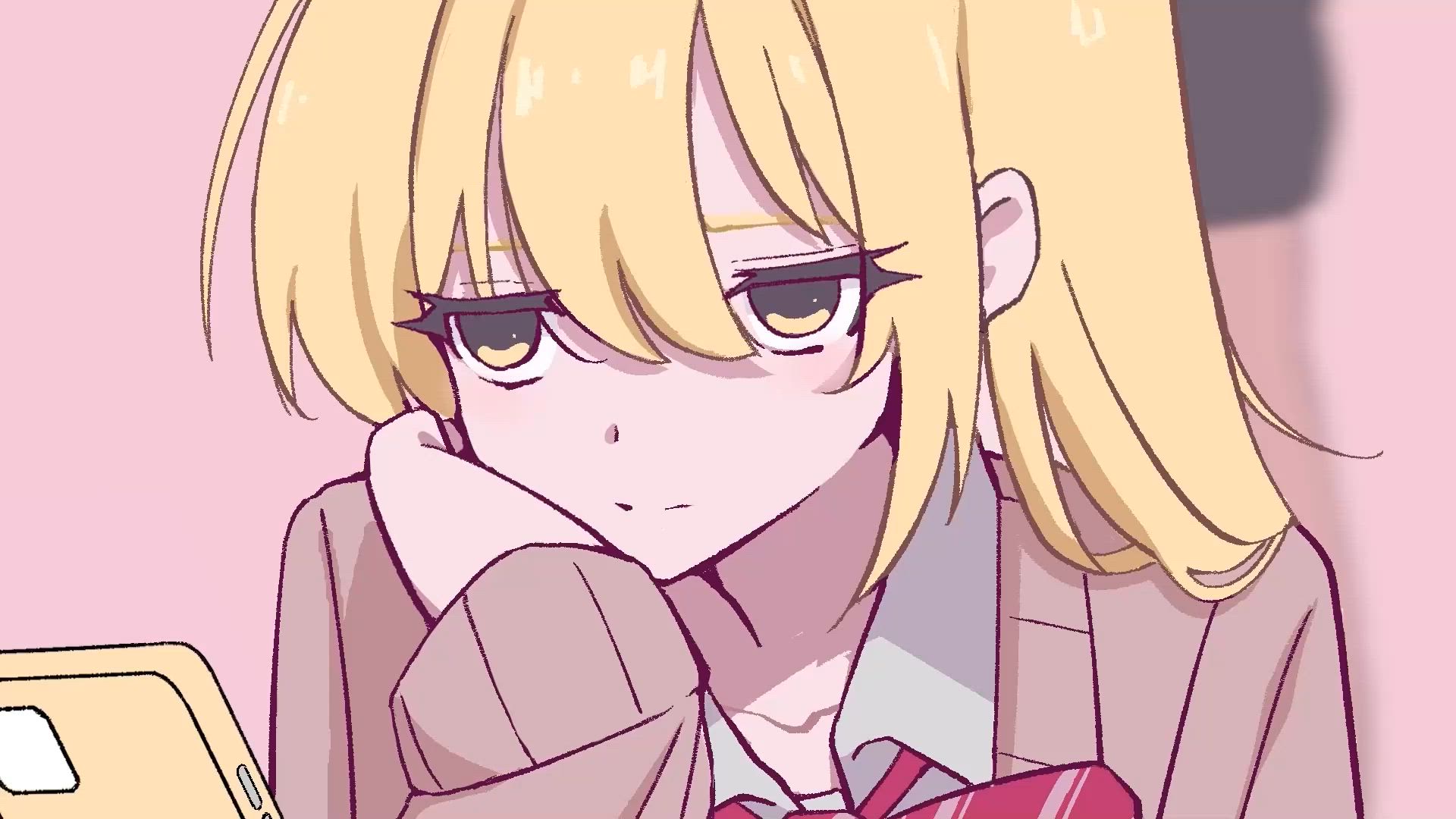 Animation School Schoolgirl Student