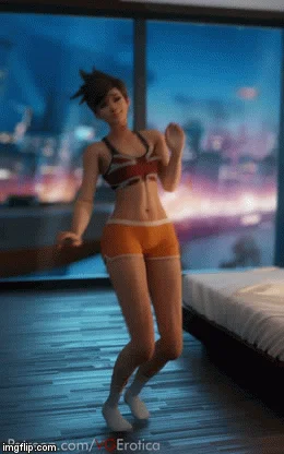 Tracer Sexy Dancing In Underwear