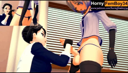 Azur Lane - Femboy Creampie