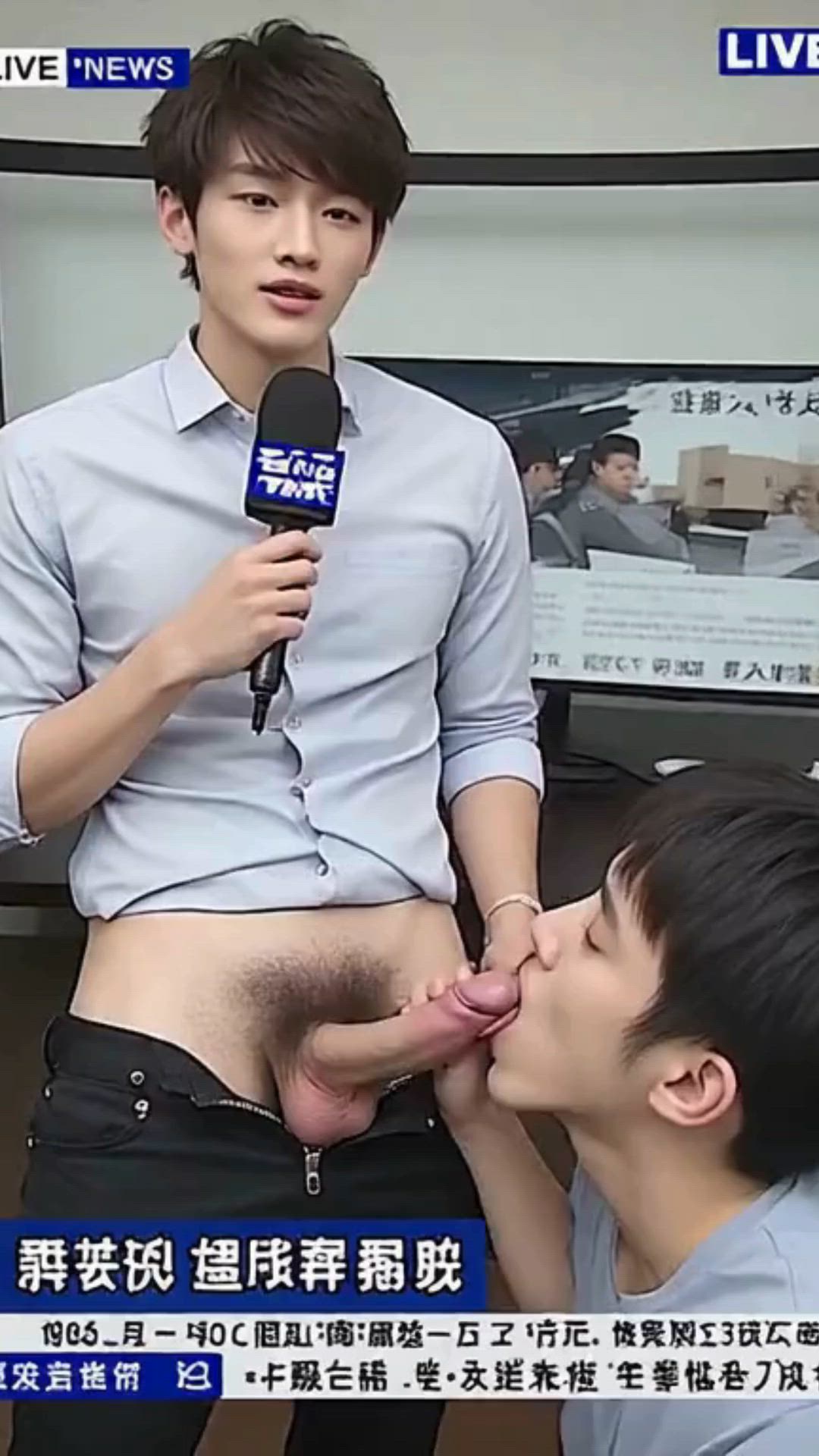 Ai Generated Asian Big Dick Blowjob