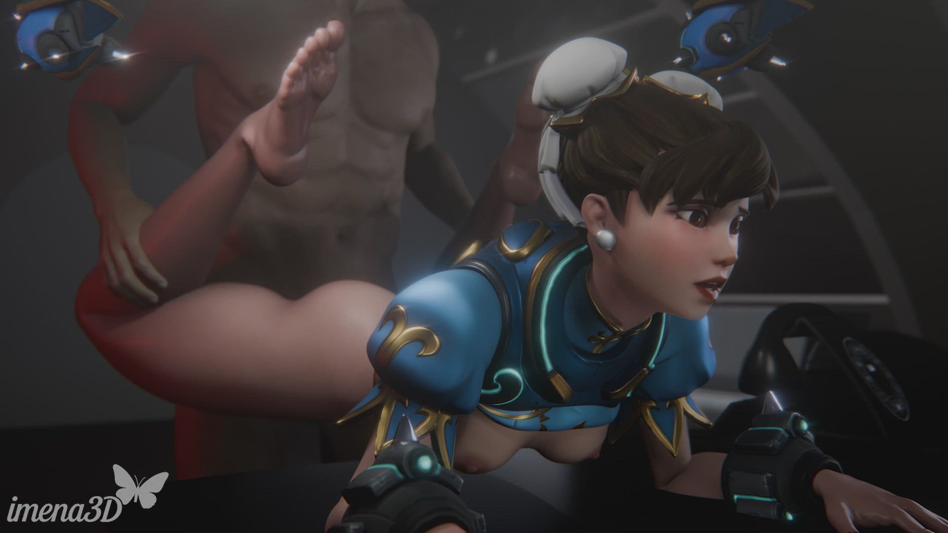 3D Animation Asian Ass