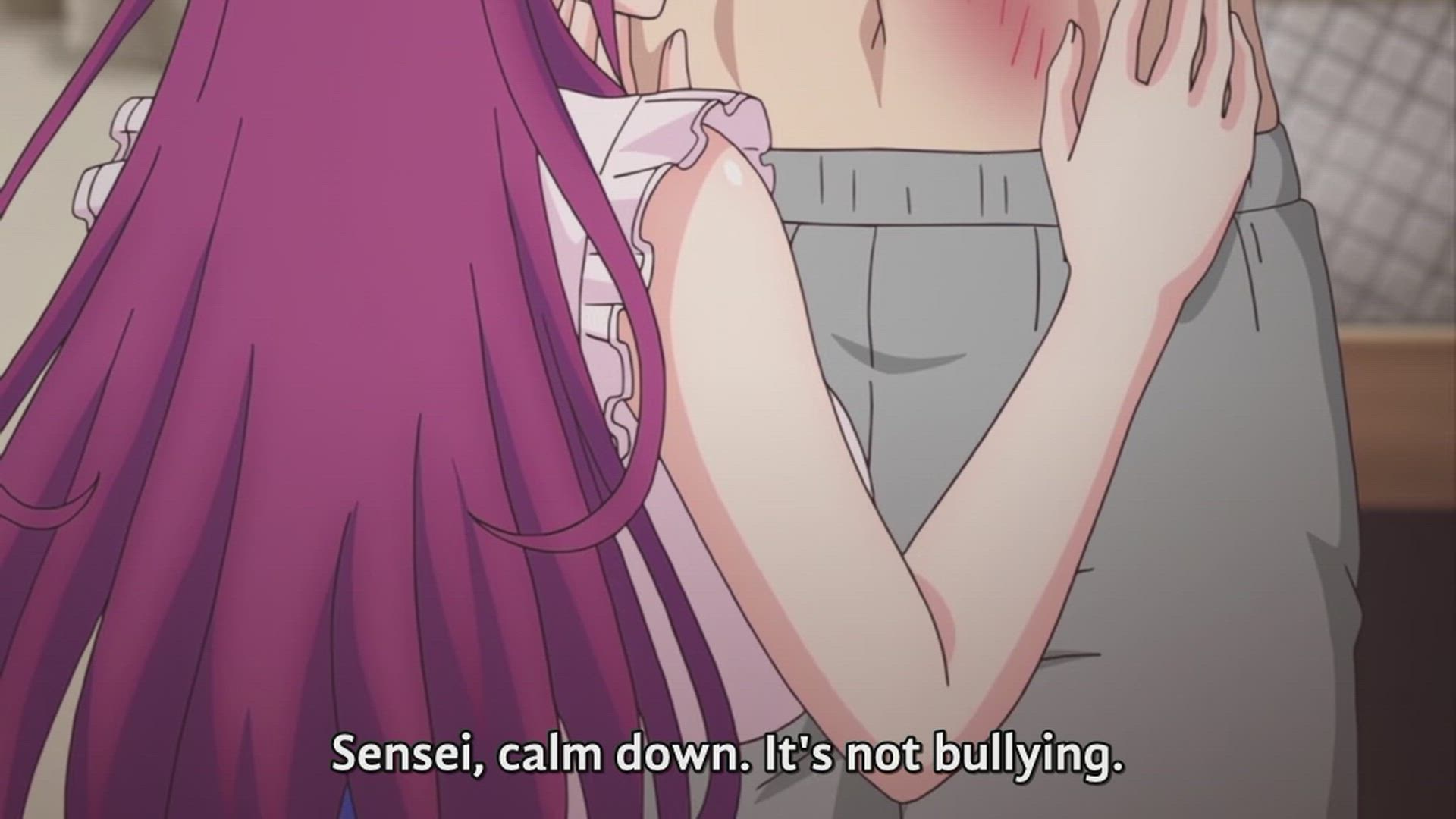 Anime Cheating Erection Handjob