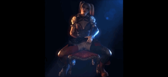 Harley Quinn Giving Herself A