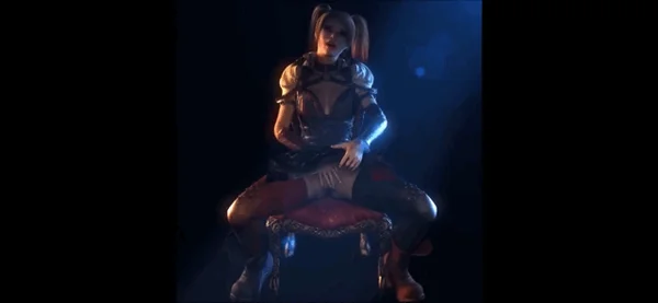 Harley Quinn Giving Herself A