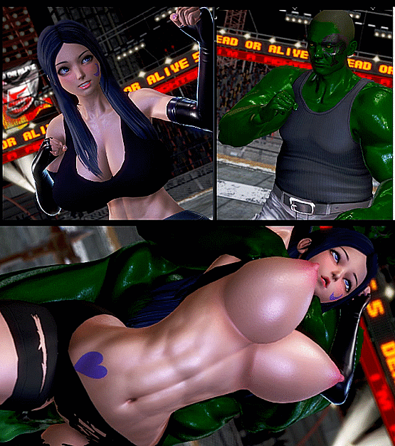 Female Fighter Vs Monster #1