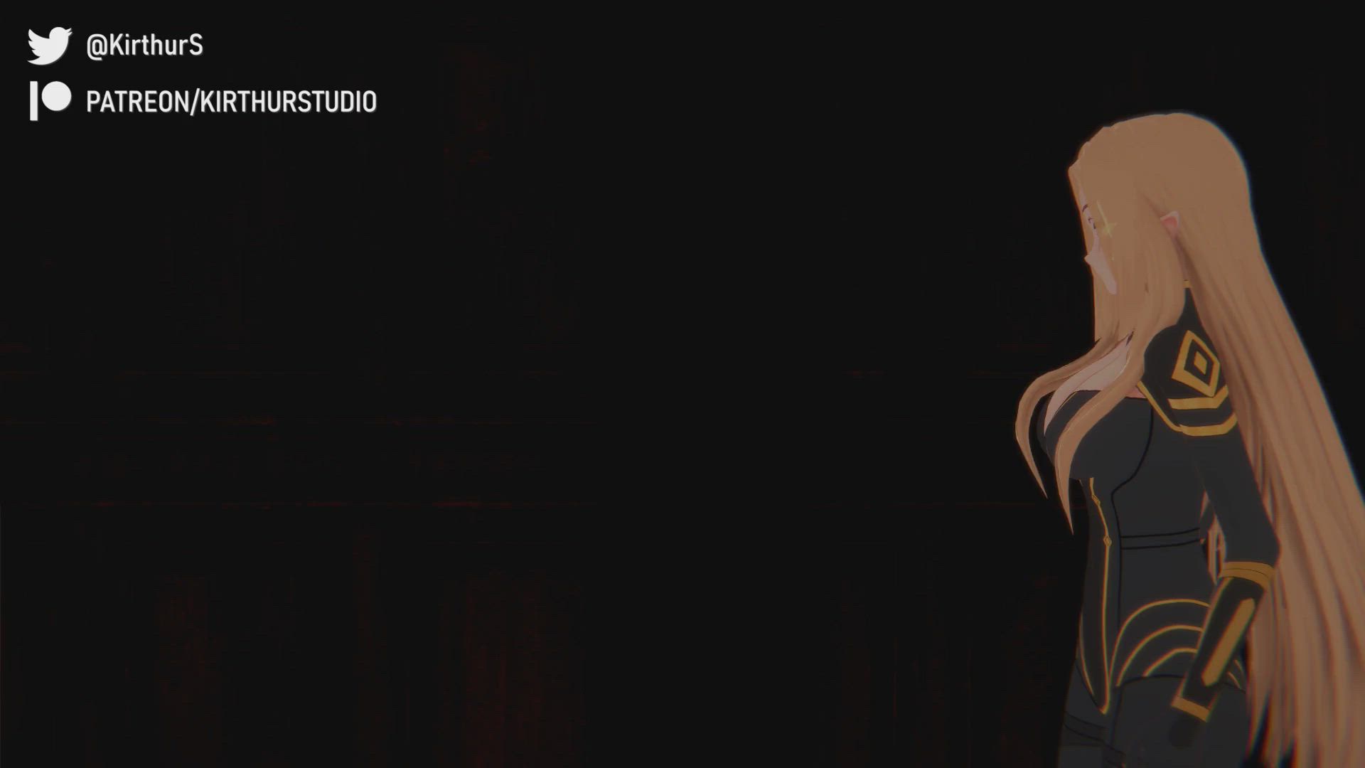 3D Animation Anime Doll