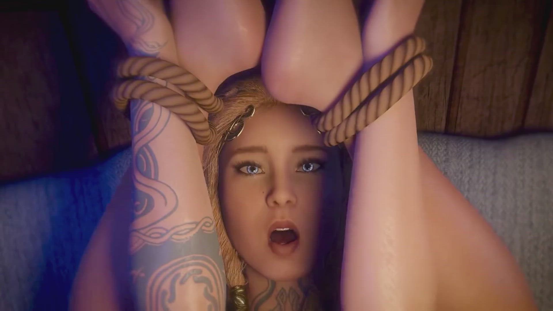 3D Anal Animation Bondage