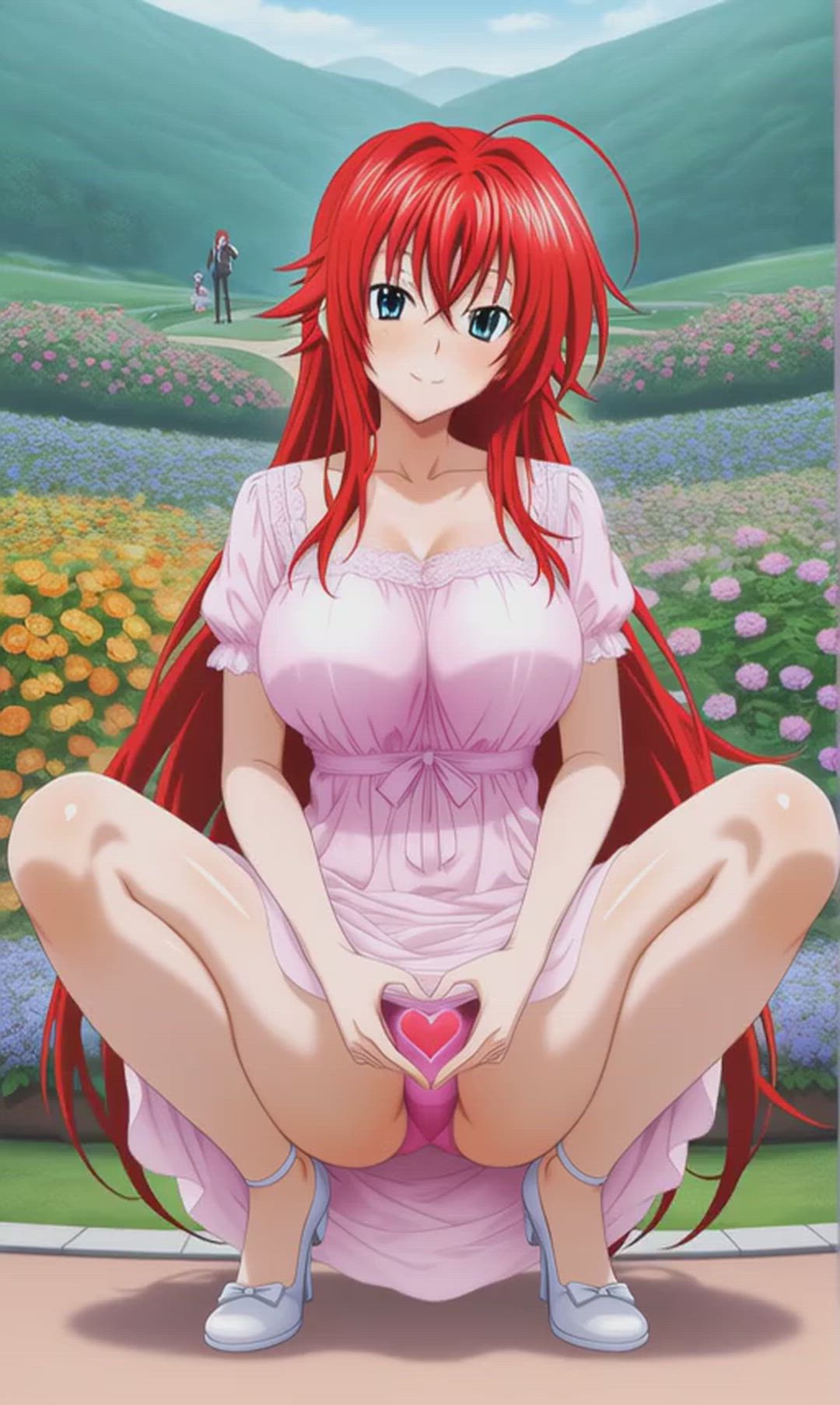 Animation Anime Big Tits Blue Eyes