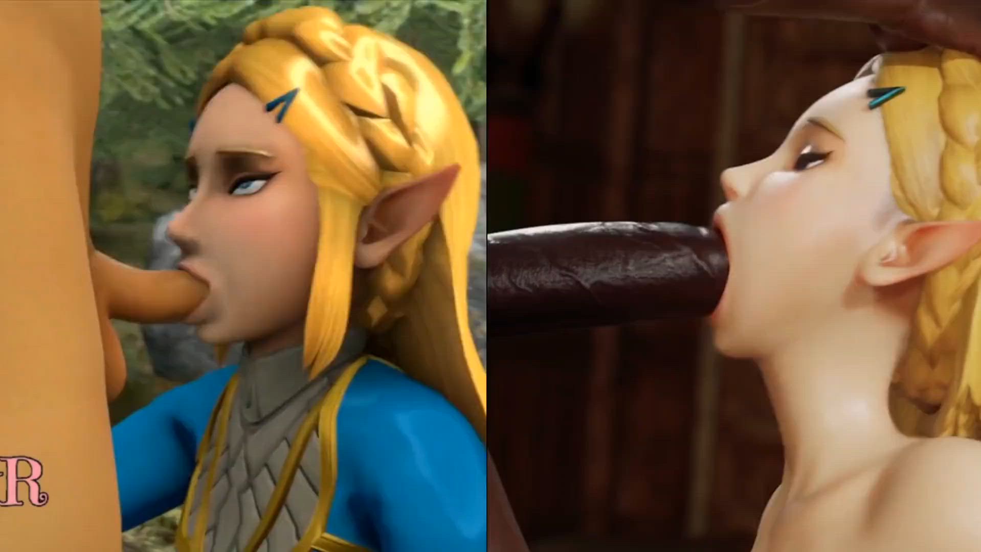 Animation BBC BBC slut Blonde