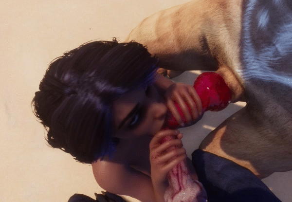 Big Ass Chick Sucks Like